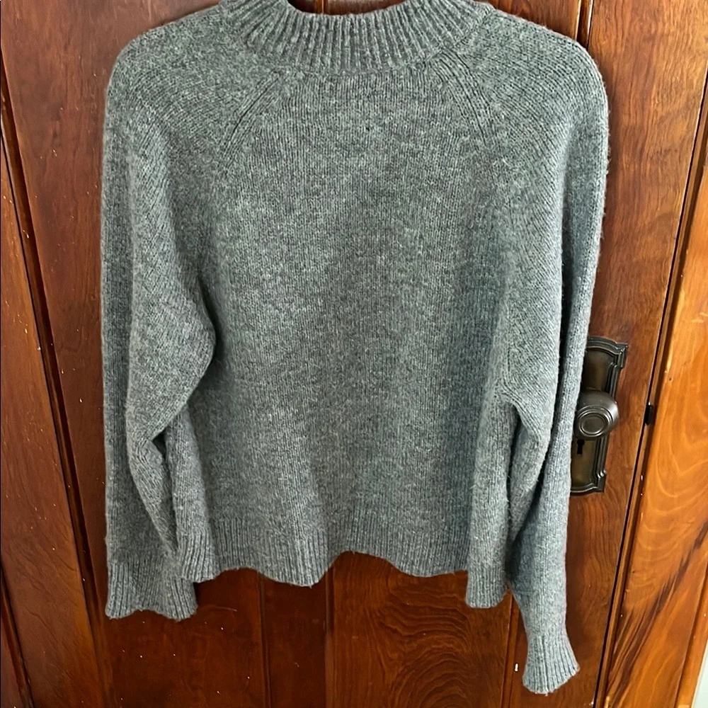Anine Bing Kendrick Sweater University Paris In Charcoal Wool Cashmere Size M
